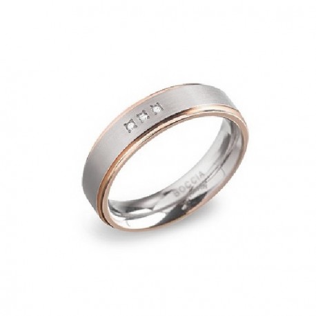 Titanium diamond wedding ring