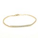 Yellow gold diamond bracelet