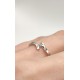 White gold diamond solitaire ring