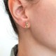 Pendientes de oro amarillo, citrinos y diamantes